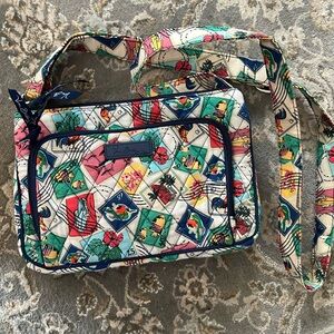 Vera Bradley Quilted Crossbody Bag - Tropical Multi-Color Print